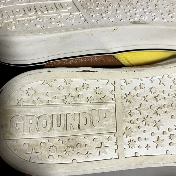 GroundUP Spongebob Squarepants Mismatched Canvas Sneakers Patrick Star Sz 5 - Picture 6 of 11